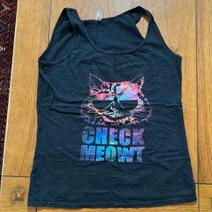 Check meowt galaxy tank top